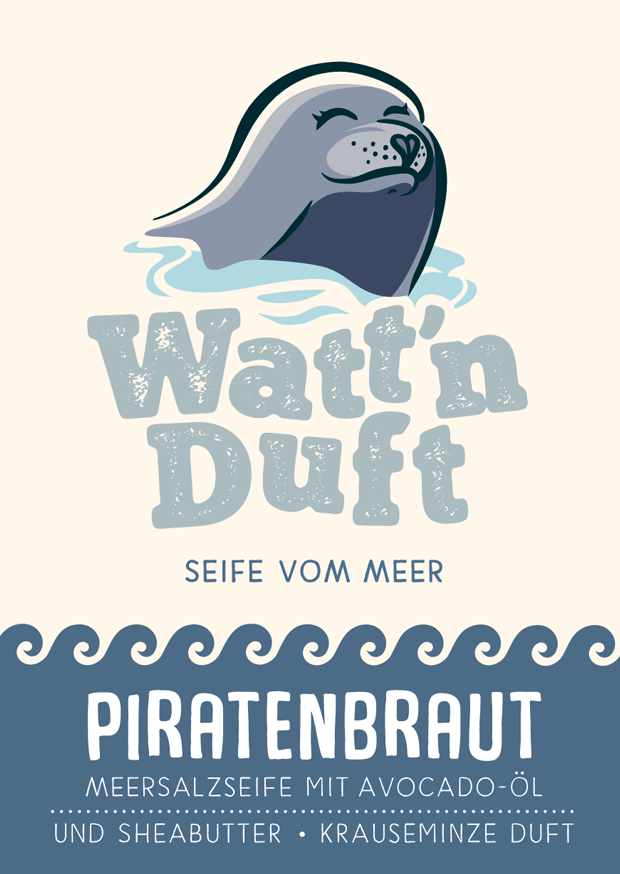 Wattn-Duft Piratenbraut Meersalzseife